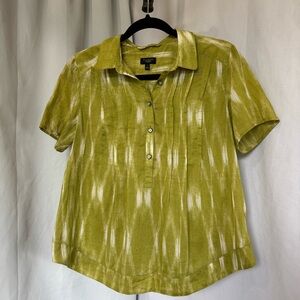 Talbots Green Women's Top size small